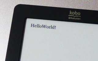 kobo Touchで表示